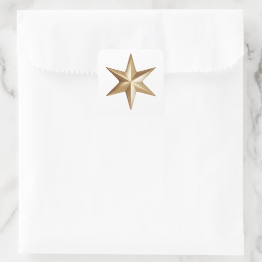 Star Square Stickers (Tasche)