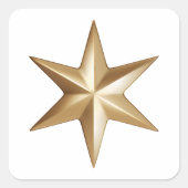 Star Square Stickers (Vorderseite)