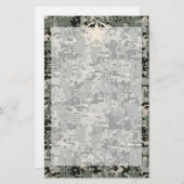 Star Stencil auf digitaler Seite Briefpapier (Vorne/Hinten)