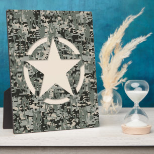 Star Stencil auf digitaler Seite Fotoplatte