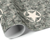 Star Stencil auf digitaler Seite Geschenkpapier (Rolleneckpunkt)