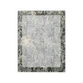 Star Stencil auf digitaler Seite Notizblock (Rotiert)