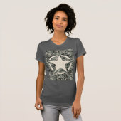 Star Stencil auf digitaler Seite T-Shirt (Vorne ganz)