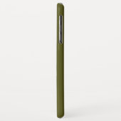 Star Stencil Classic auf Khaki Green Case-Mate iPhone Hülle (Hinten/Links)