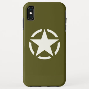 Star Stencil Classic on Khaki Green Case-Mate iPhone Hülle
