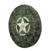 Star Stencil Digital Woodland Dartscheibe (Vorderseite rechts)