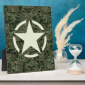 Star Stencil Digital Woodland Fotoplatte (Seite)