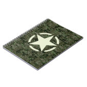 Star Stencil Digital Woodland Notizblock (Linke Seite)