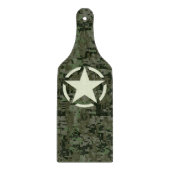 Star Stencil Digital Woodland Schneidebrett (Vorderseite)