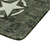 Star Stencil Digital Woodland Schneidebrett (Ecke)