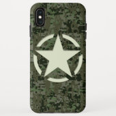 Star Stencil Digitales Wald Case-Mate iPhone Hülle (Rückseite)