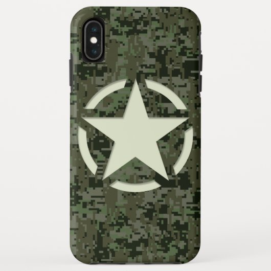 Star Stencil Digitales Wald Case-Mate iPhone Hülle (Rückseite)