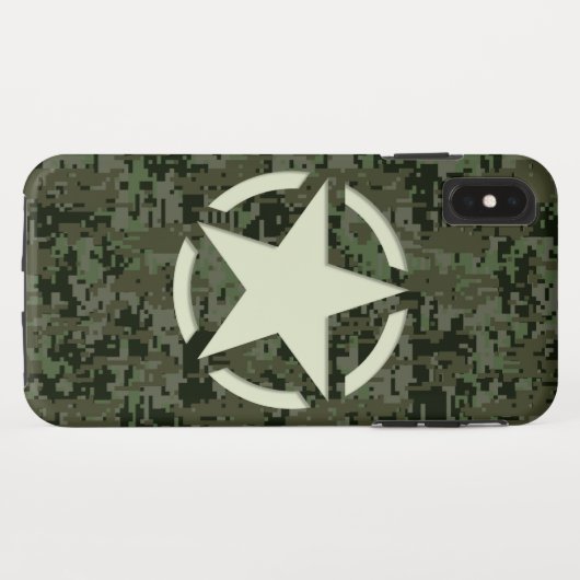 Star Stencil Digitales Wald Case-Mate iPhone Hülle (Rückseite (Horizontal))