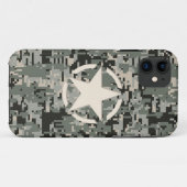 Star Stencil Style Khaki Digital Tarnlage Case-Mate iPhone Hülle (Rückseite (Horizontal))