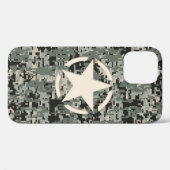 Star Stencil Style Khaki Digital Tarnlage Case-Mate iPhone Hülle (Rückseite (Horizontal))