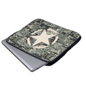 Star Stencil Style Khaki Digital Tarnlage Laptopschutzhülle (Vorne Knopf)