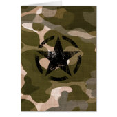 Star Stencil Vintag auf Camouflage (Vorne)