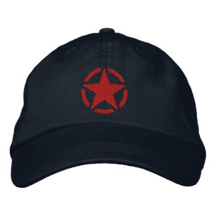 Star Stencil Vintag Decal Stilvolle Stickerei Bestickte Baseballkappe