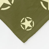 Star Stencil Vintag Decon Camouflage Color Fleecedecke (Ecke)
