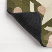 Star Stencil Vintag Decon Camouflage Style Mousepad (Ecke)