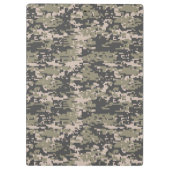 Star Stencil Vintage digitale Camouflage personali Klemmbrett (Rückseite)