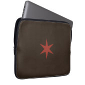 Star Stern khaki olive Laptopschutzhülle (Vorne Rechts)