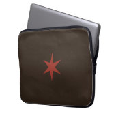 Star Stern khaki olive Laptopschutzhülle (Vorderseite Links)