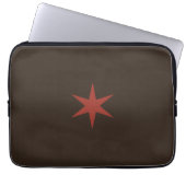 Star Stern khaki olive Laptopschutzhülle (Vorderseite)
