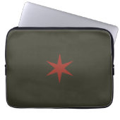 Star Stern khaki olive Laptopschutzhülle (Vorderseite)