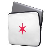 Star Stern pink Laptopschutzhülle (Vorderseite Links)