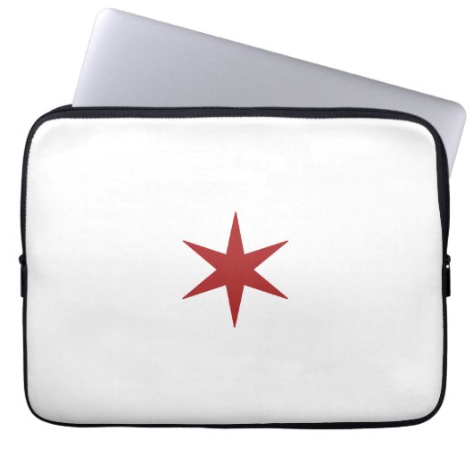 Star Stern pink Laptopschutzhülle (Vorderseite)