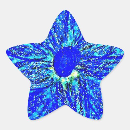 Star Stickers Blue Dalhia (Vorderseite)