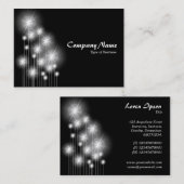 Star Strands - Schwarz Visitenkarte (Vorne/Hinten)