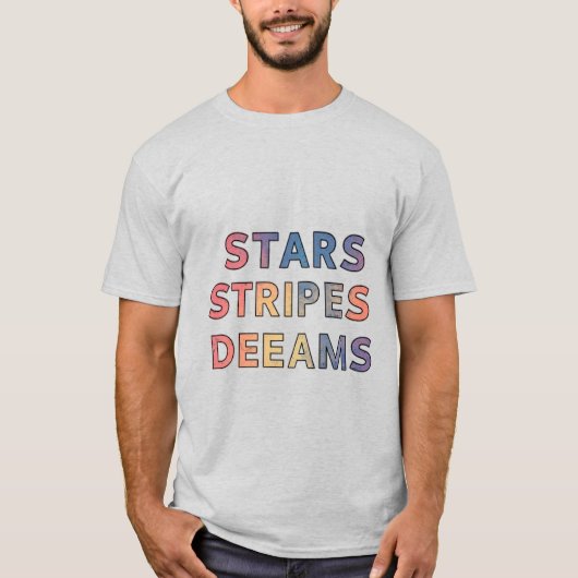 Star Stripes Dream T - Shirt (Vorderseite)