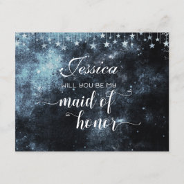 Star Struck Celestial wirst du meine Trauzeugin se Einladung