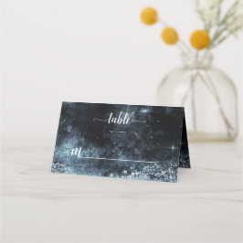 Star Struck Watercolor Galaxy Wedding Tischnummer Platzkarte