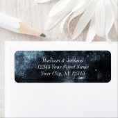 Star Struck Watercolor Wedding Rücksendeadresse (Insitu)