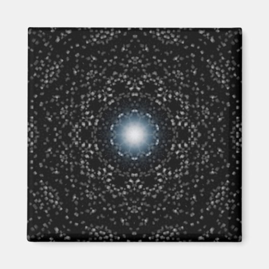 Star Studded Night Kaleidoscope Magnete Magnet (Vorne)