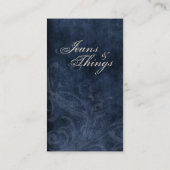 Star Suede Business Card Red Blue USA Visitenkarte (Rückseite)