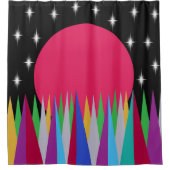 Star Sunset Duschvorhang (Vorderseite)