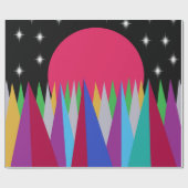 Star Sunset Geschenkpapier (Flach)