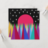 Star Sunset Karte (Vorderseite/Rückseite Beispiel)