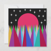 Star Sunset Karte (Rückseite)