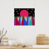 Star Sunset Poster (Küche)