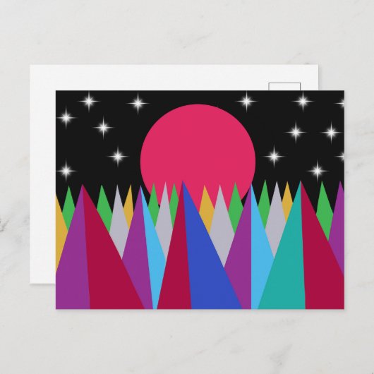 Star Sunset Postkarte (Vorne/Hinten)