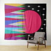 Star Sunset Tapestry Wandteppich (Beispiel (Horizontal))