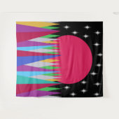 Star Sunset Tapestry Wandteppich (Vorderseite (Horizontal))