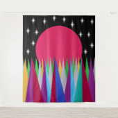 Star Sunset Tapestry Wandteppich (Vorderseite)