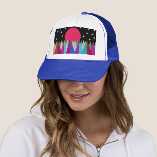 Star Sunset Trucker Hat Truckerkappe (Beispiel)