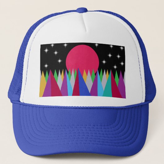 Star Sunset Truckerkappe (Vorderseite)